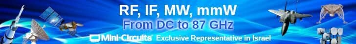 MCDI-Mini-Circuits Israel, RF, IF, MW, mmW, from DC to 87 GHz